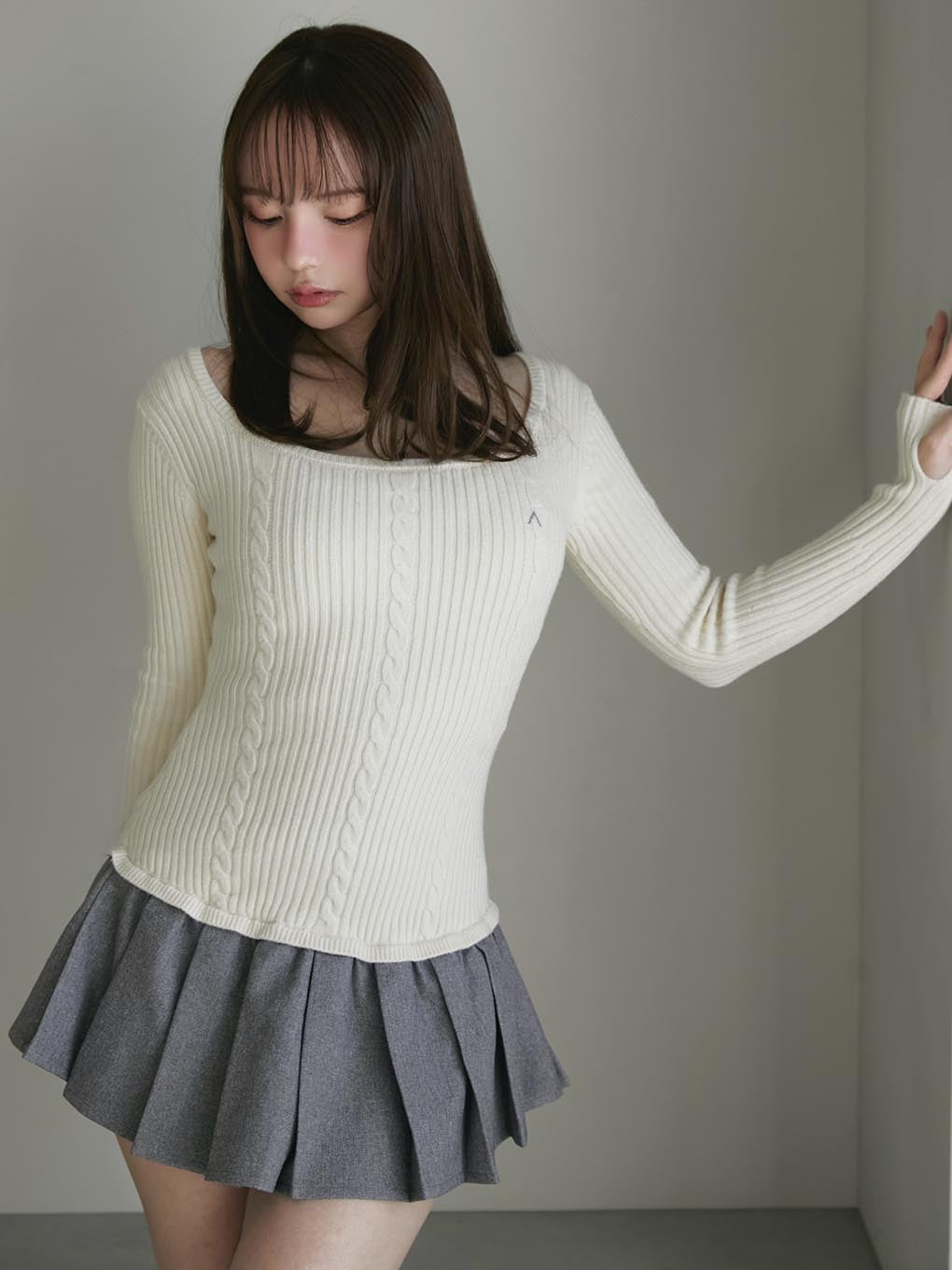 ANDMARY】Milly knit set dress