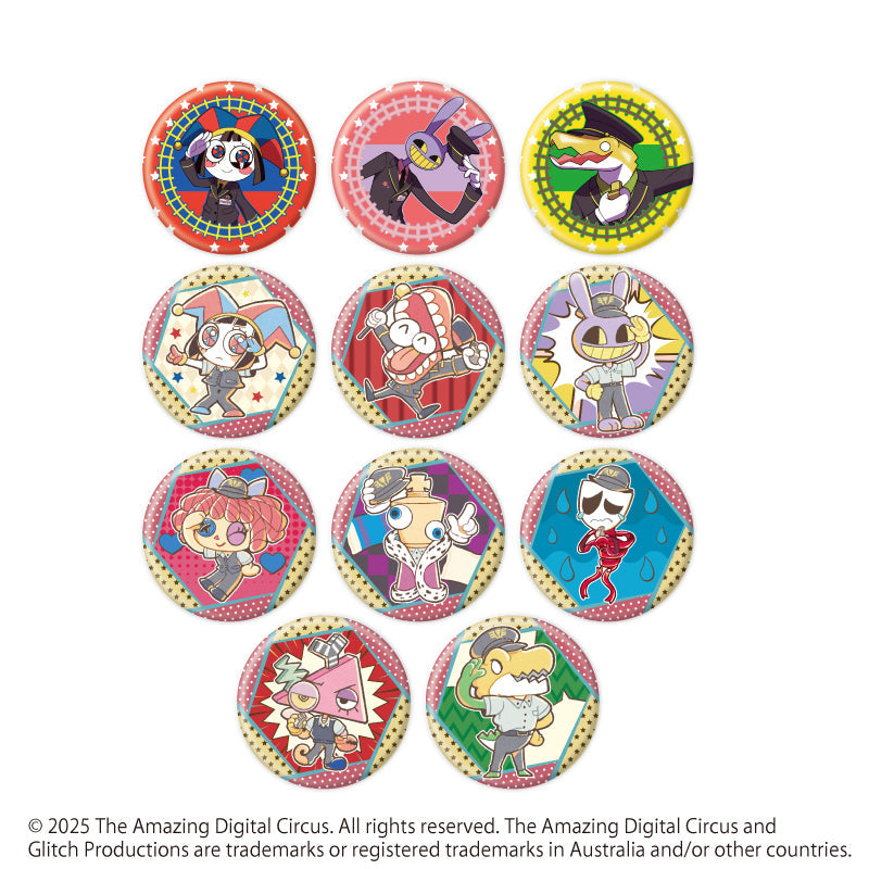 アメイジング・デジタル・サーカス』缶バッジ01/駅員ver. コンプリート