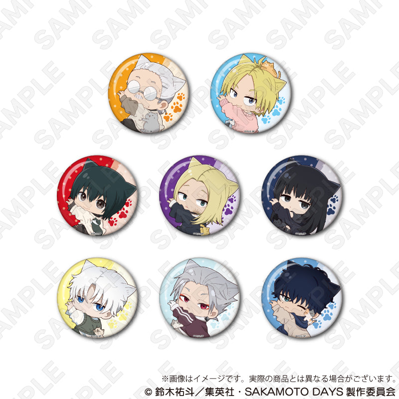 SAKAMOTO DAYS』トレーディング缶バッジ ひっつきにゃんVer.【BOX