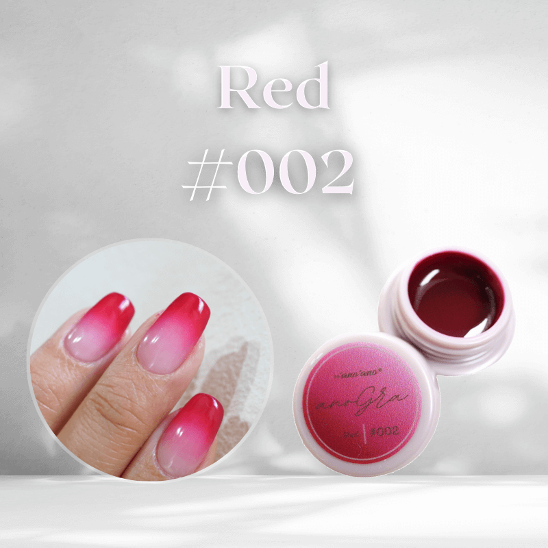 anoGra Red - グラデーションに最適なネイルジェル - レッド