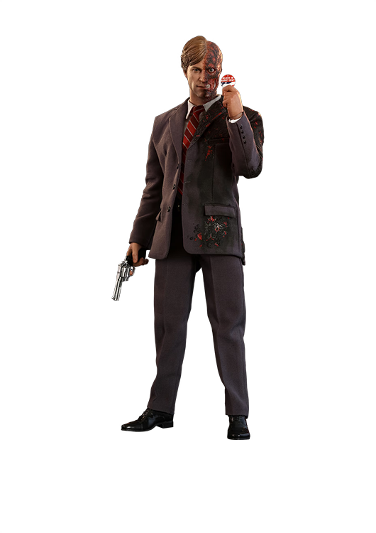 HOT TOYS THE DARK KNIGHT: TWO FACE / HARVEY DENT 1/6 Scale Action