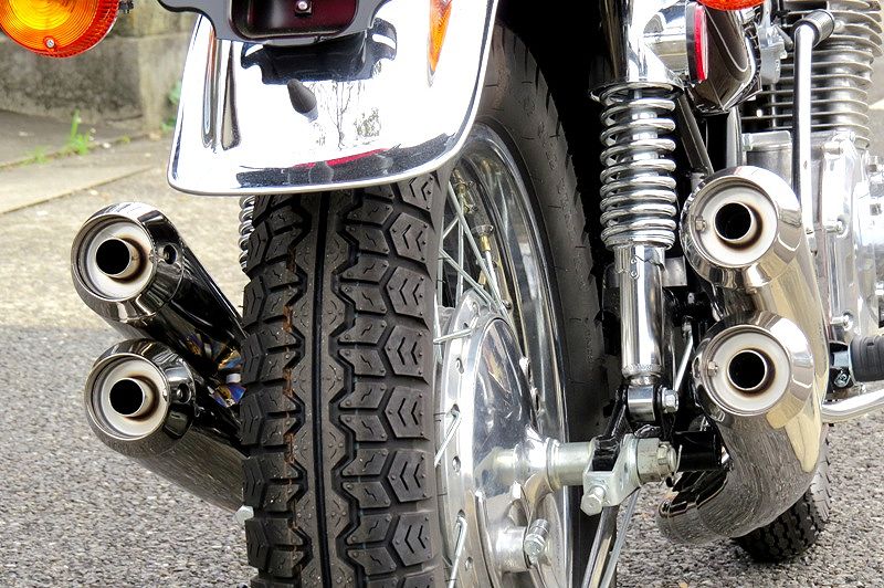 Z1/Z2 ex4z オールチタン4本出し 装着画像！ | KAWASAKI,Z系