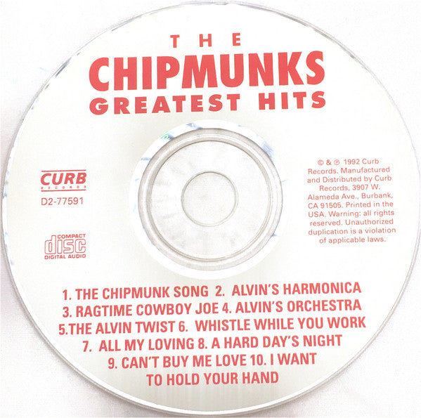 Buy The Chipmunks : Greatest Hits (CD) Online for a great price