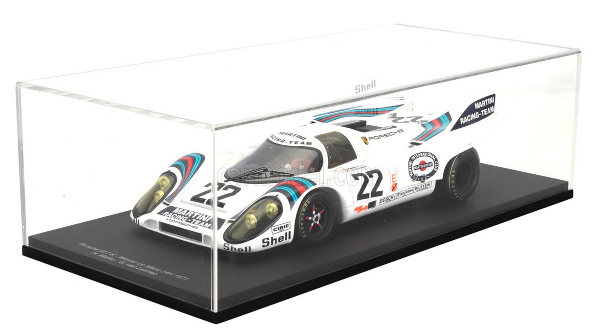 1:18 1971 Le Mans 24h Winner -- #22 Martini Porsche 917K -- Spark