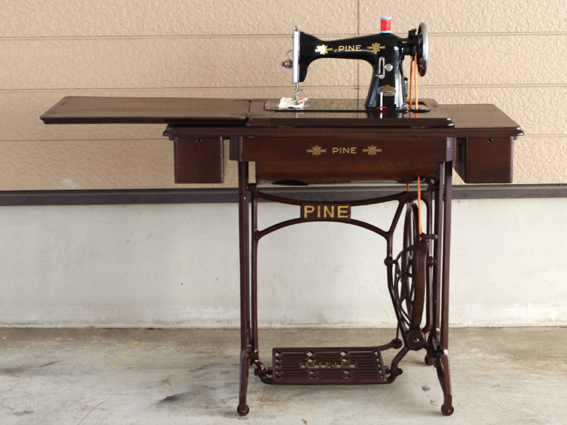 PINE パイン 家庭用足踏みミシン 足踏みミシン・手回しミシンの
