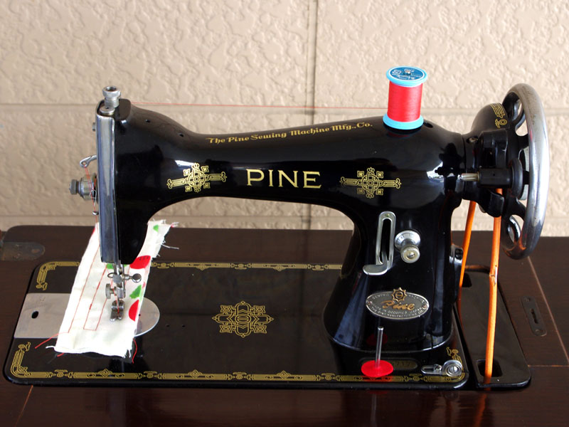 PINE パイン 家庭用足踏みミシン 足踏みミシン・手回しミシンの