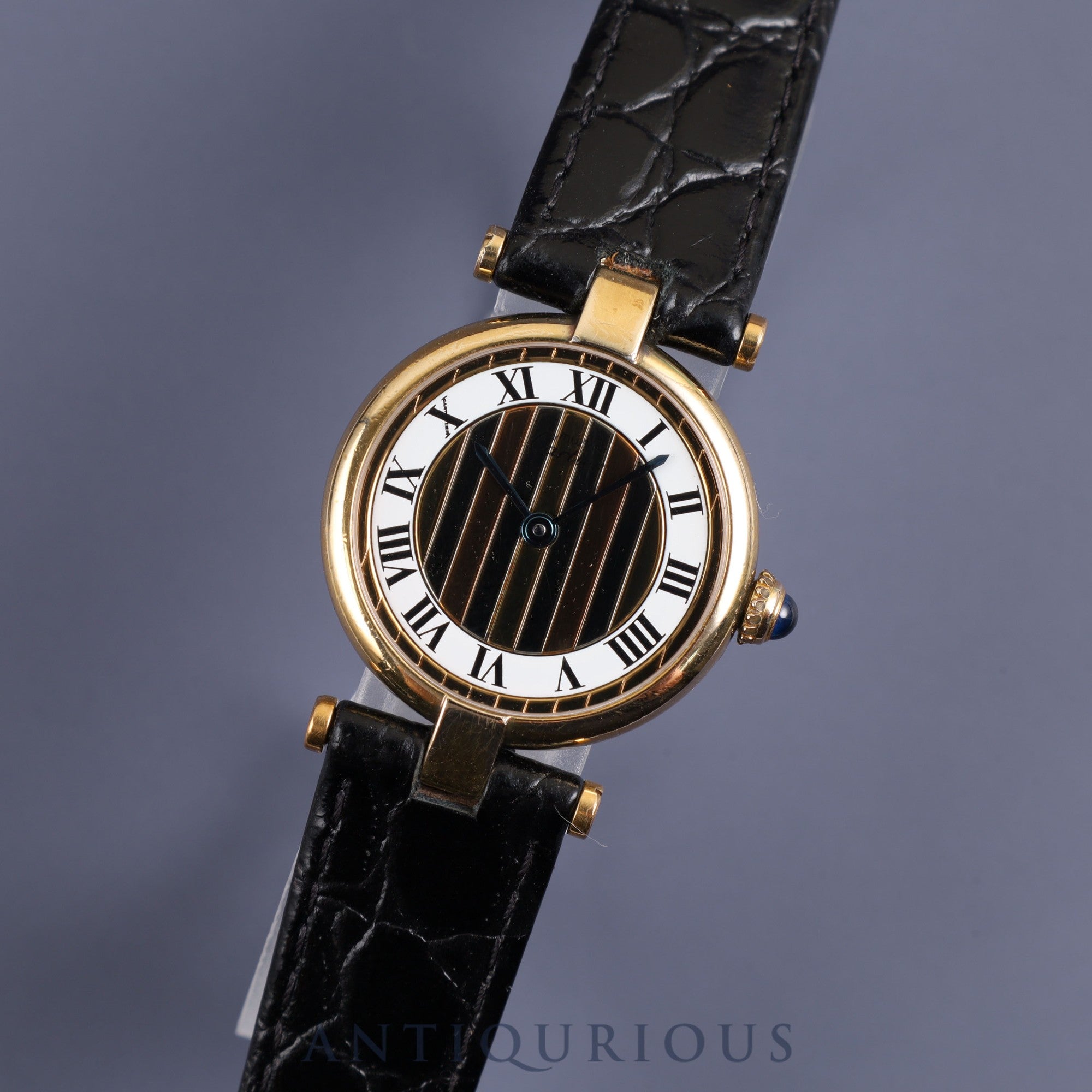 カルティエ マストVLC ヴァンドーム SM 590004 クォーツ SV925 革 純正