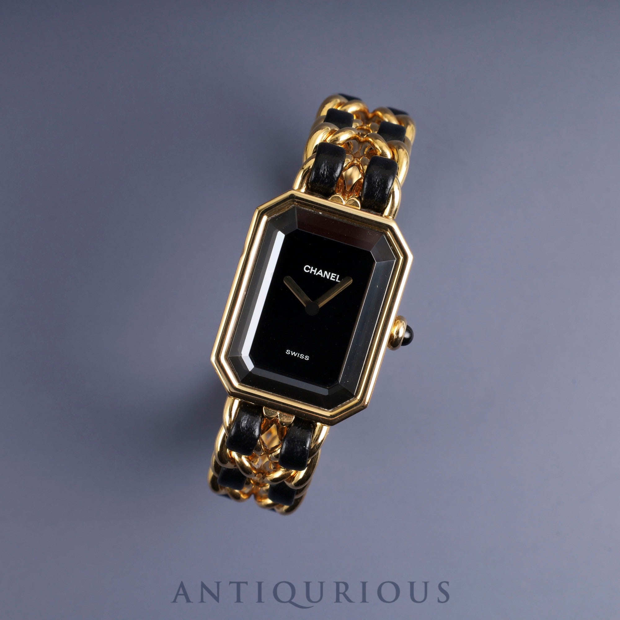 シャネル プルミエール M H0001 クォーツ Cal.976.001 GP GP/革