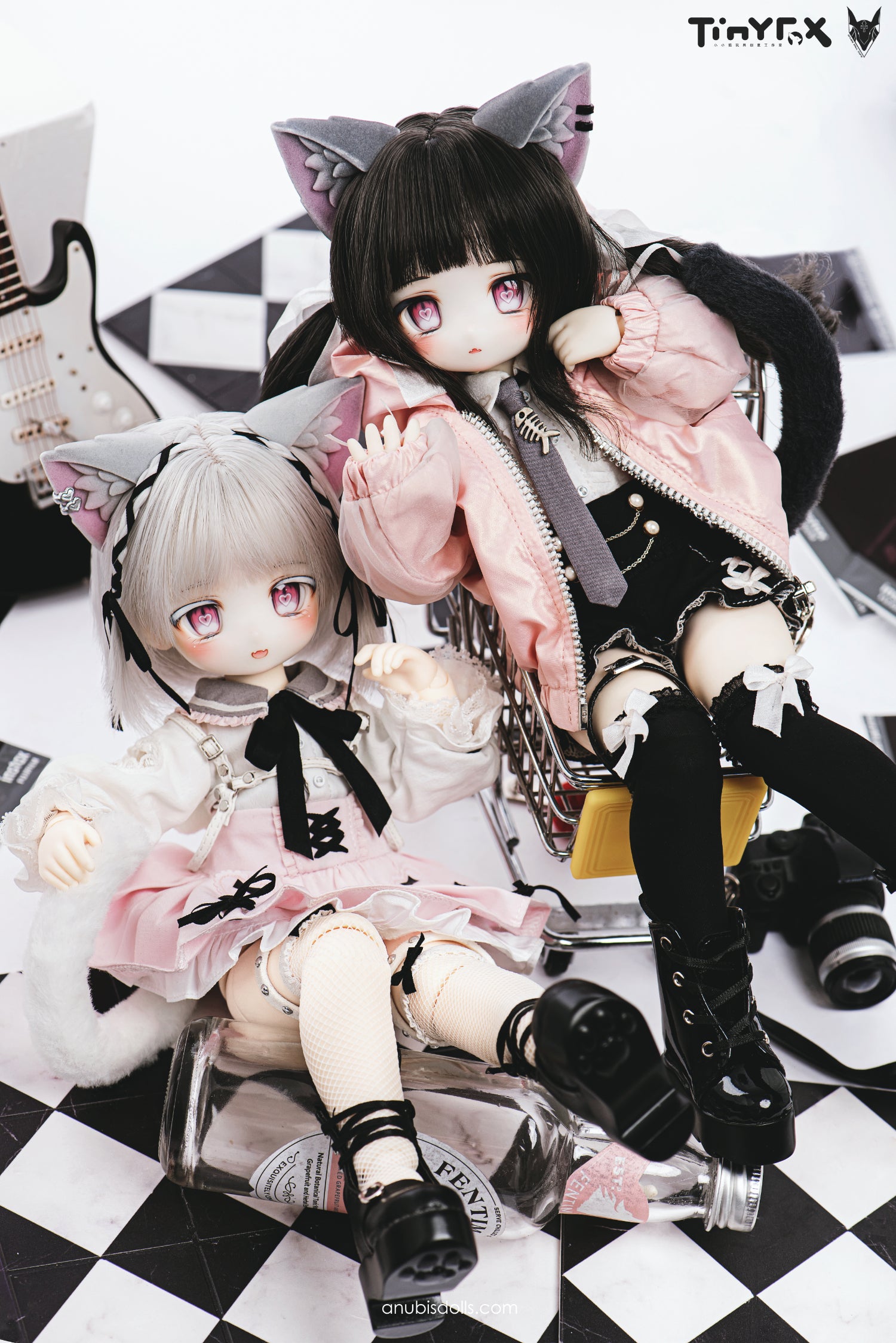 Tinyfox Fullset KURONEKO&SHIRONEKO : Instock – Anubis Doll Café