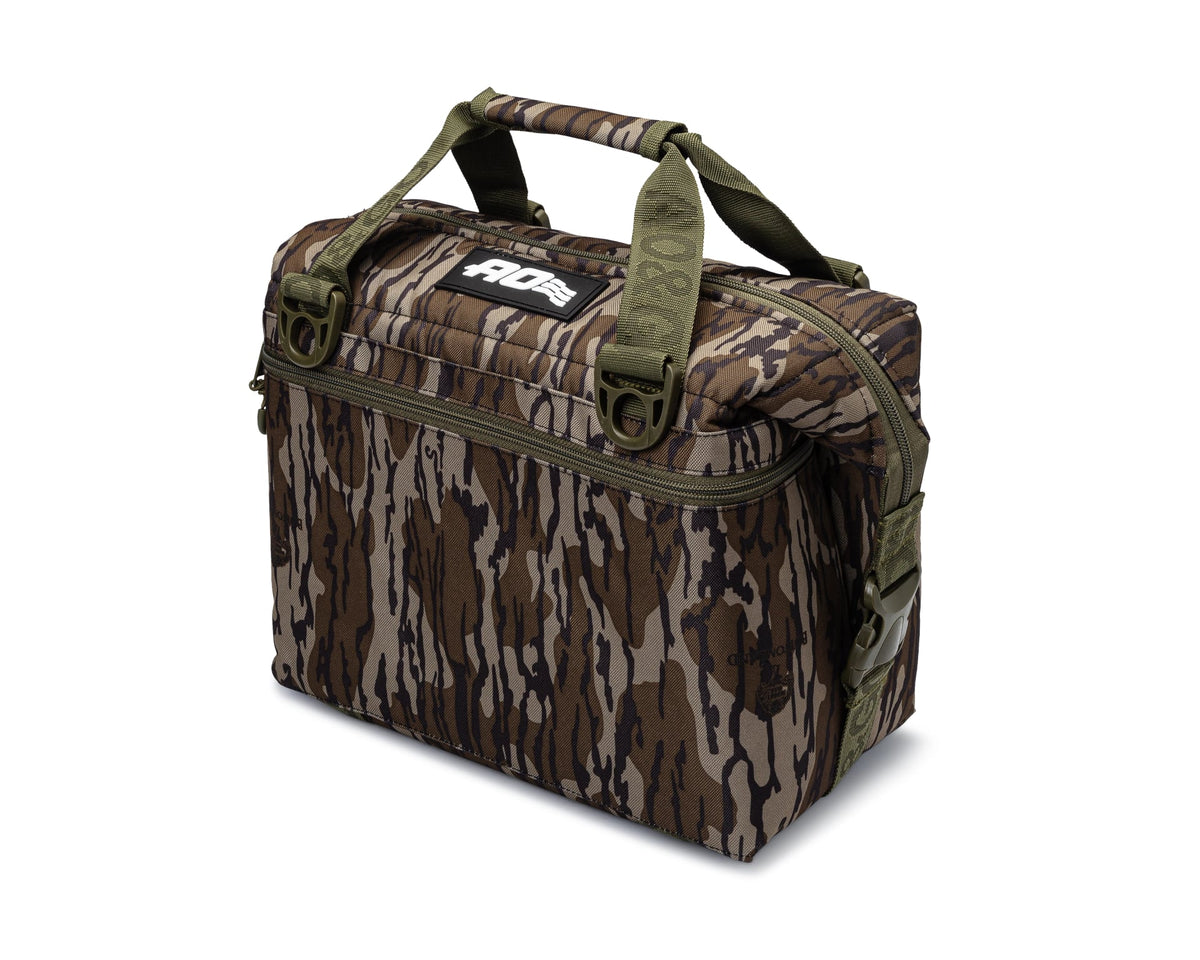Expedition Canvas Mossy Oak Bottomlands 12 Can Cooler – AO Coolers