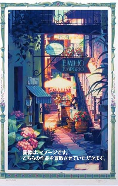 笹倉鉄平☆ 『ジェラテリア』シルクスクリーン 笹倉鉄平「夢の解放」シルクスクリーン :: 絵画買取・販売 - シバヤマ