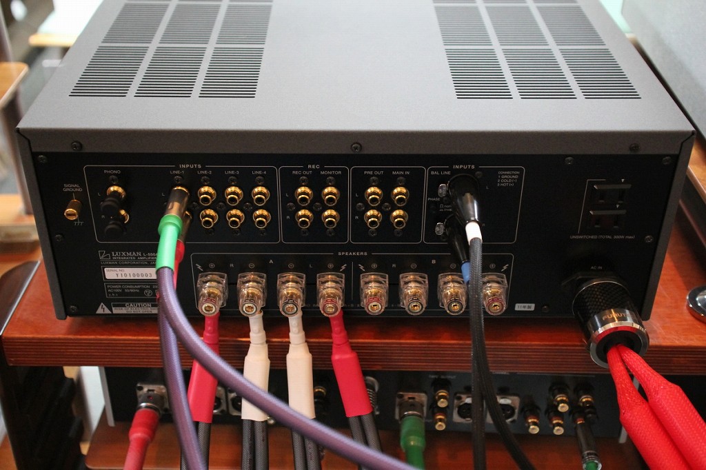 新製品試聴＠LUXMAN】LUXMAN L-550AX をさわってみた【A級プリメイン