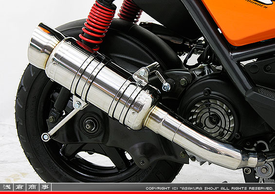 浅倉商事：BW'S125【LPRSE45】用 SHタイプマフラー RSタイプ