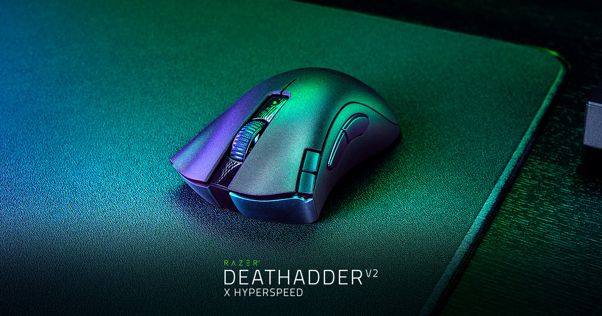 ワイヤレスエルゴノミクスゲーミングマウス - Razer DeathAdder V2 X