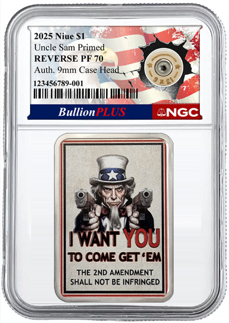 2025 Uncle Sam Primed - NGC Reverse PF70 – BullionPLUS