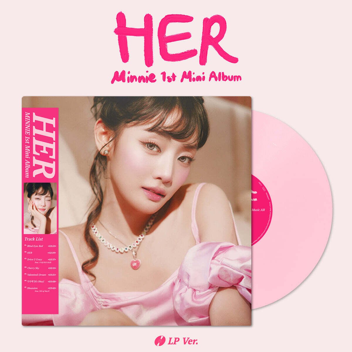 MINNIE - 1st Mini Album [HER] LP Ver. - Baro7 Best Kpop Store