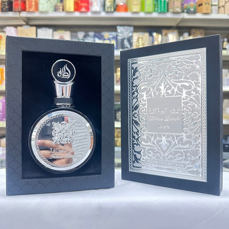 Fakhar Silver Mens 100ml Perfume by Lattafa – Barakah Shops