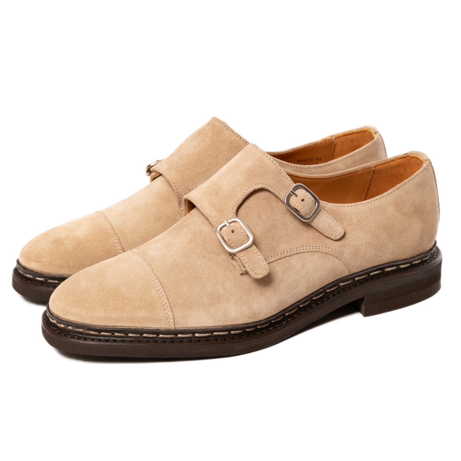 Berwick1707 | ダブルモンクストラップ スエード | 5245GOVIBE – バー