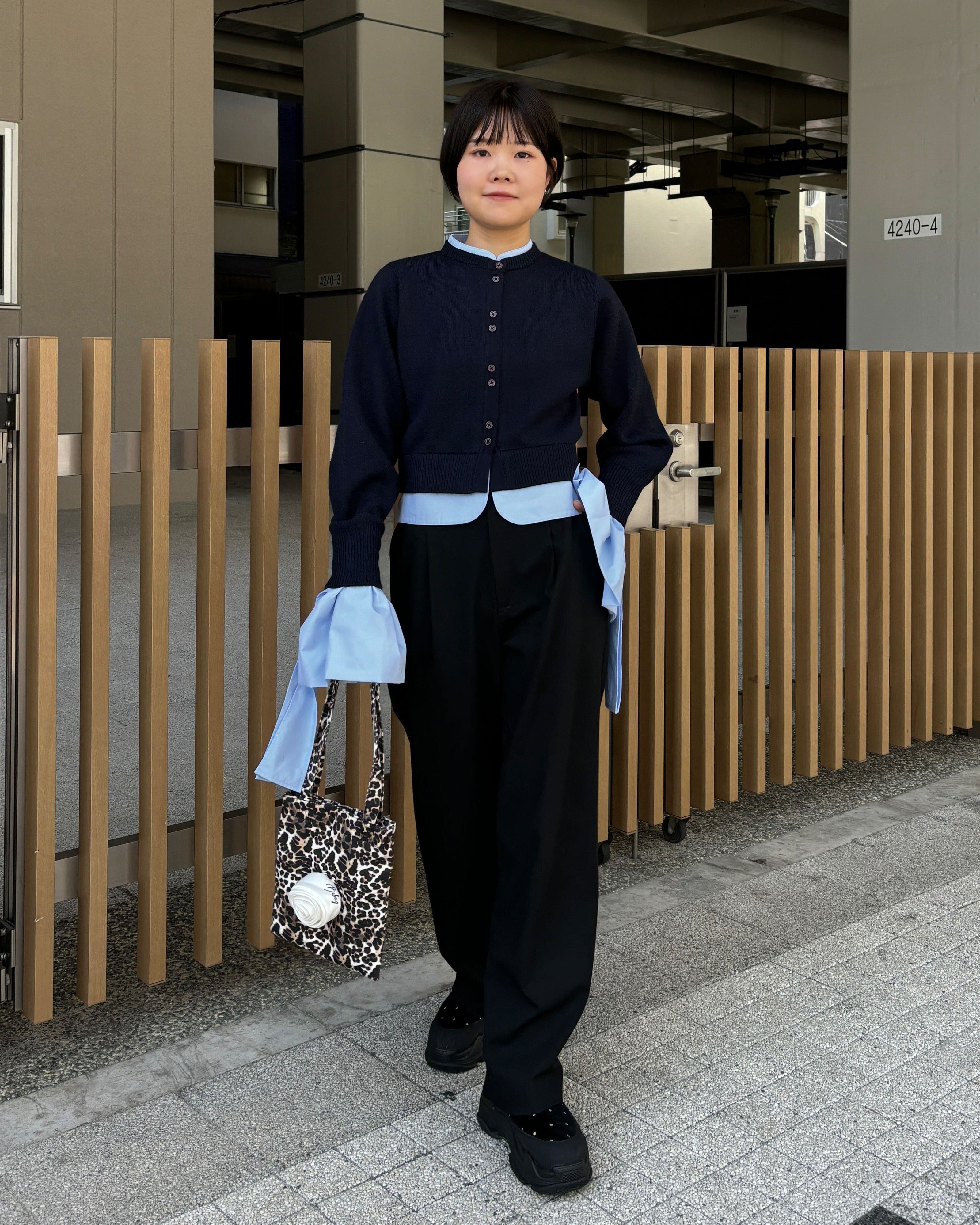 新品 Bibiy ANGELIQUE KNIT色ネイビー