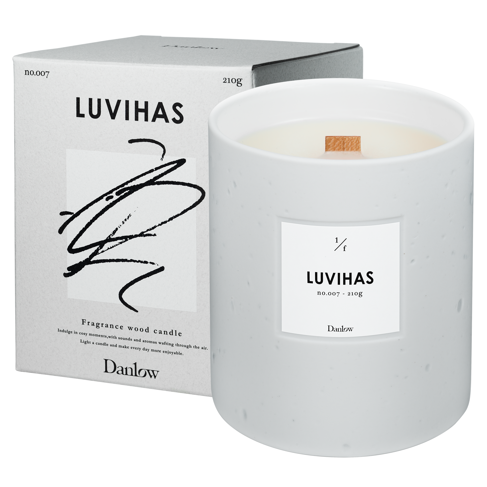 Danlow（ダンロウ）フレグランスウッドキャンドル - LUVIHAS