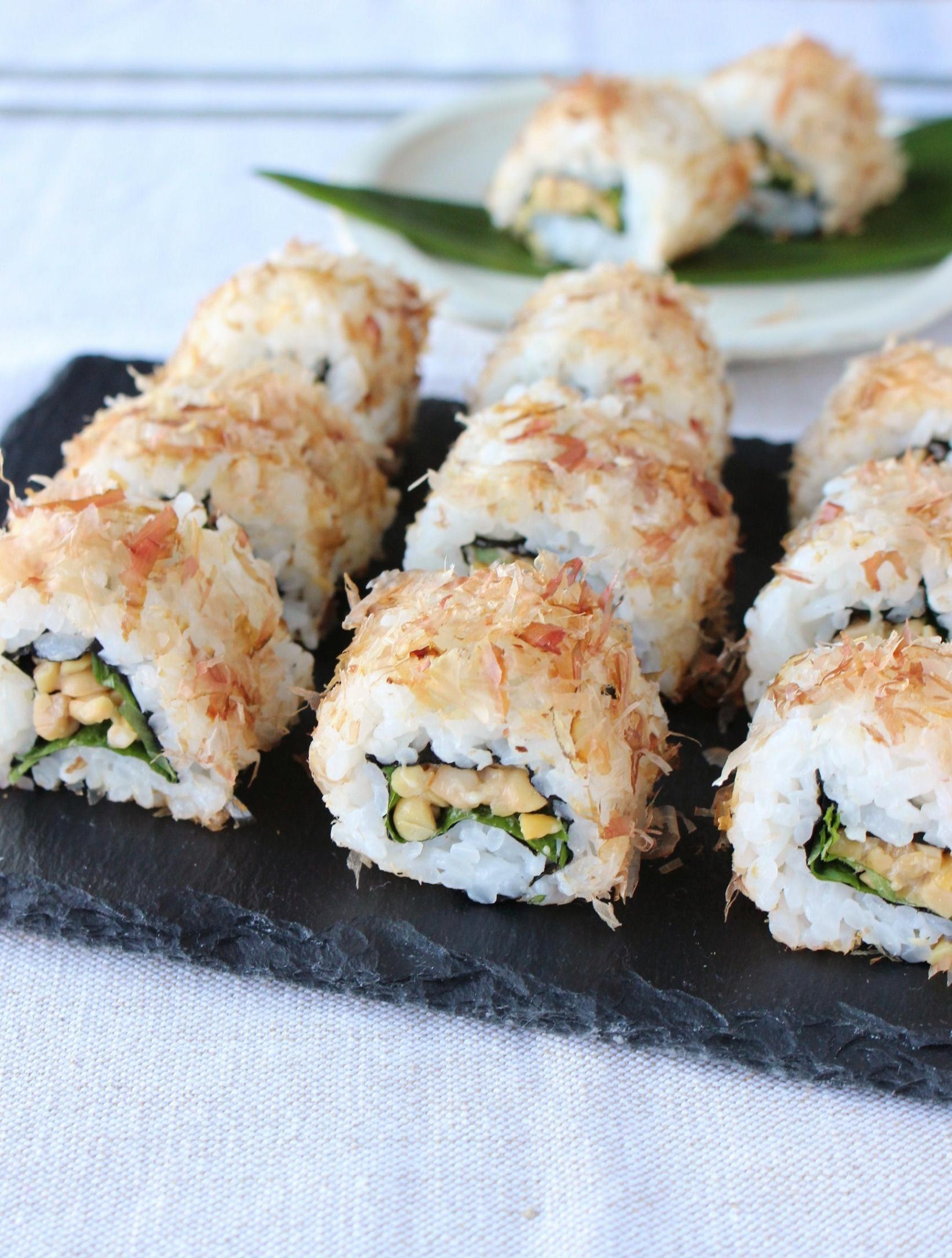 裏巻きおかか納豆巻き｜フードコーディネーターによる「クッキング