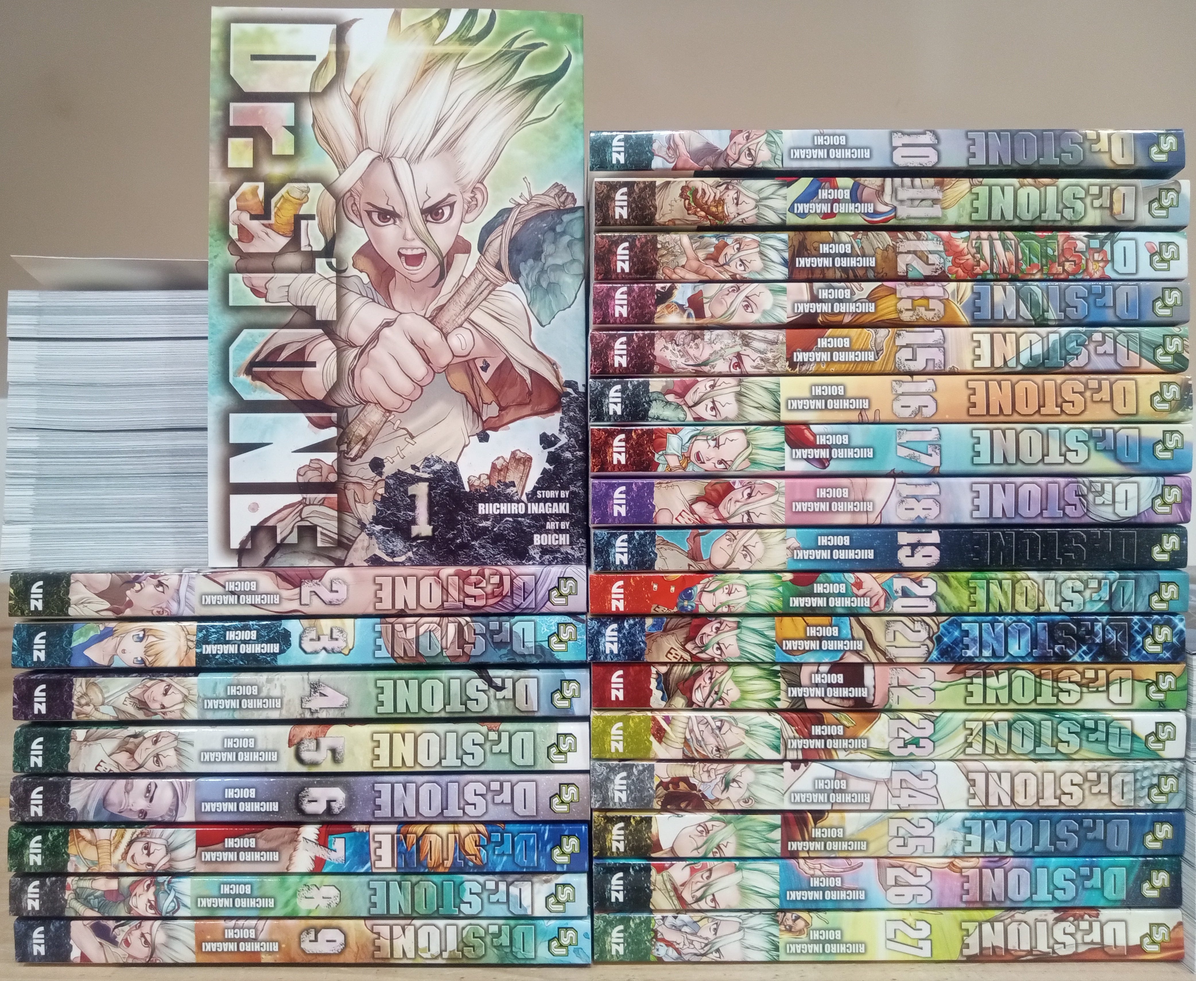 Dr. Stone Manga Set Vol. 1-27 English Complete – BKManga
