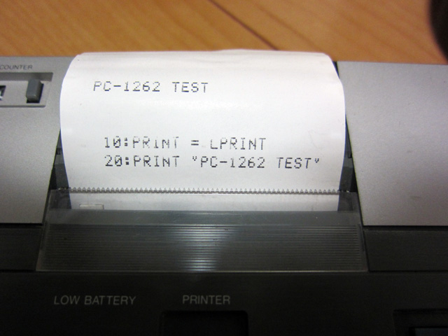 SHARP PC-1262 | Kyoro's Room Blog