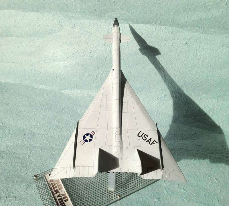 完成】1/200 XB-70 ヴァルキリー - 疾風模型大作戦