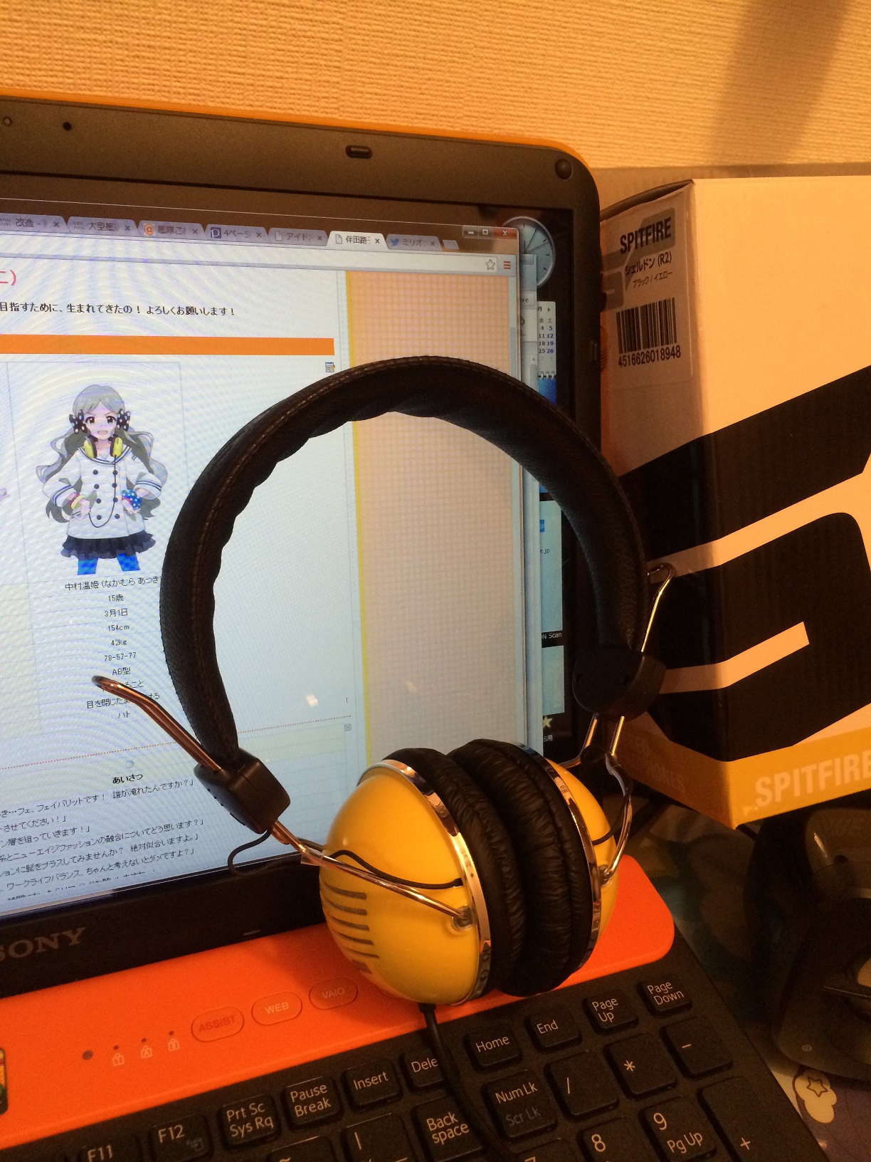 Spitfire R2(シェルドン) イエロー 11GR2-YE