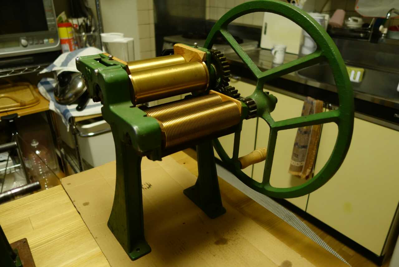 小野式製麺機3号型(特大型)を入手しました！ | 小太り釣行記