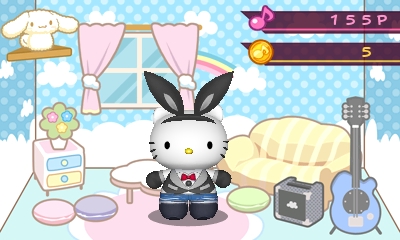 3DS「ハローキティとサンリオキャラクターズ ワールドロックツアー