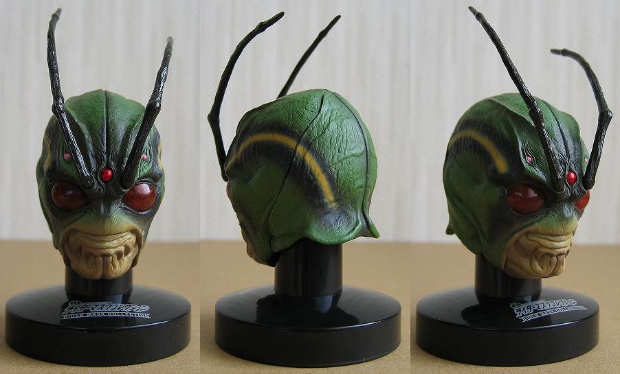 ライダーマスクコレクション プレミアム発光台座ディスプレイ ～序章