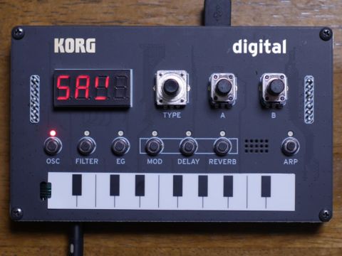 プログラムが開発できるシンセサイザー KORG Nu:Tekt NTS-1 – 楽しくや