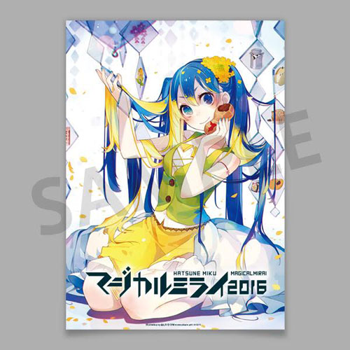 初音ミク マジカルミライ2016 特典色紙 初音ミク マジカルミライ2016