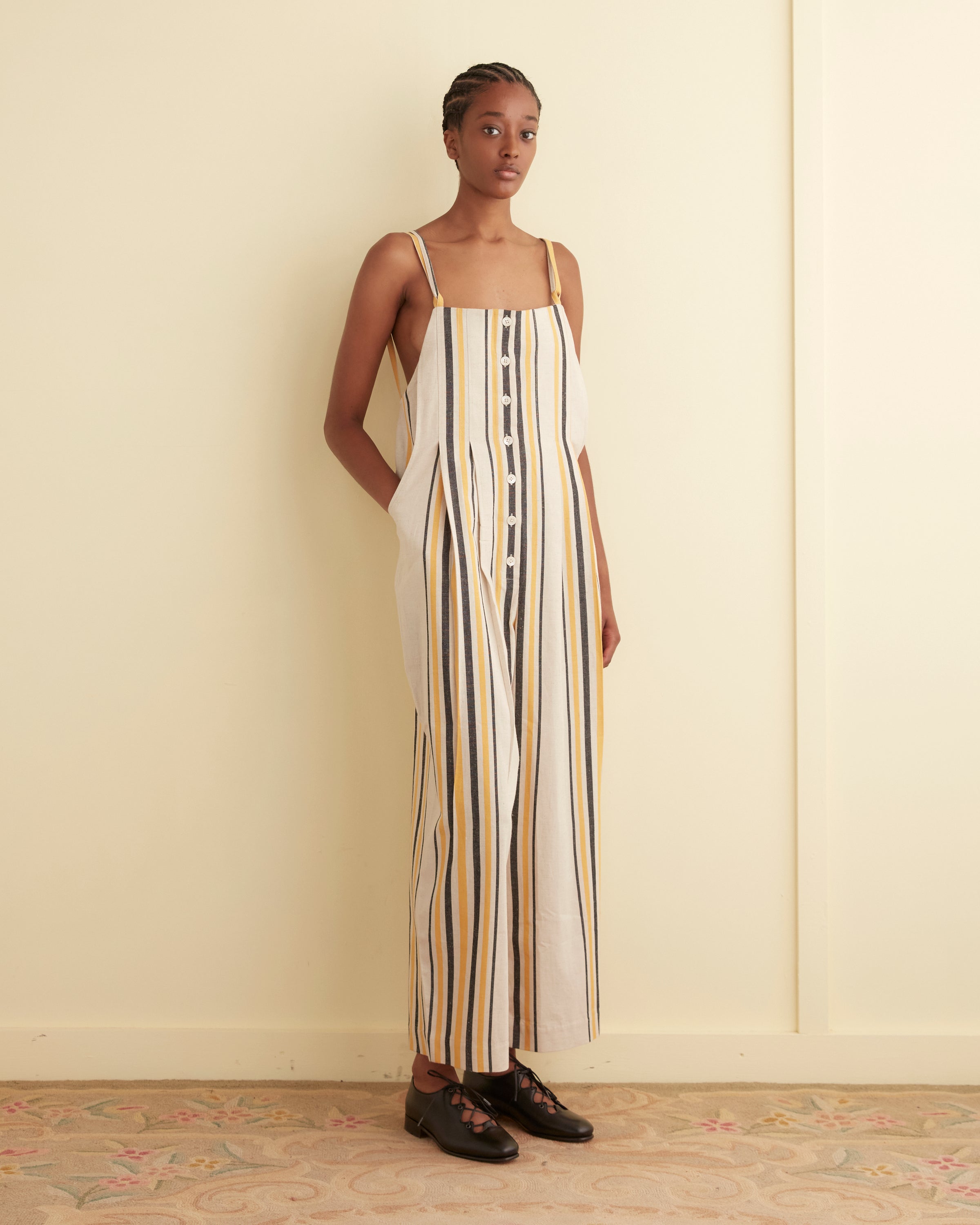 Namesake Stripe Jumpsuit – BODE
