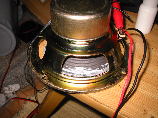 JBL コントロール5 スピーカーエッジの貼り替え