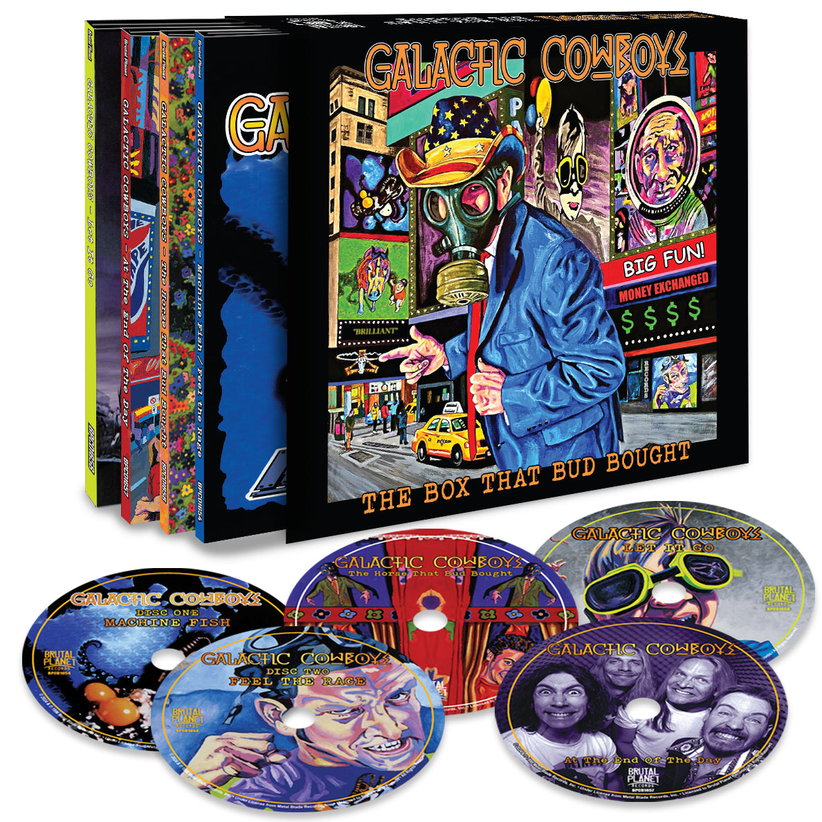 GALACTIC COWBOYS - THE BOX THAT BUD BOUGHT (*NEW 5-CD Box Set