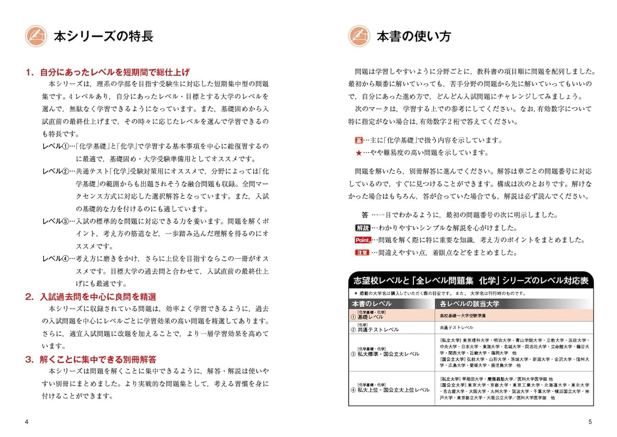 大学入試 全レベル問題集 化学[化学基礎・化学] 1 基礎レベル 改訂版