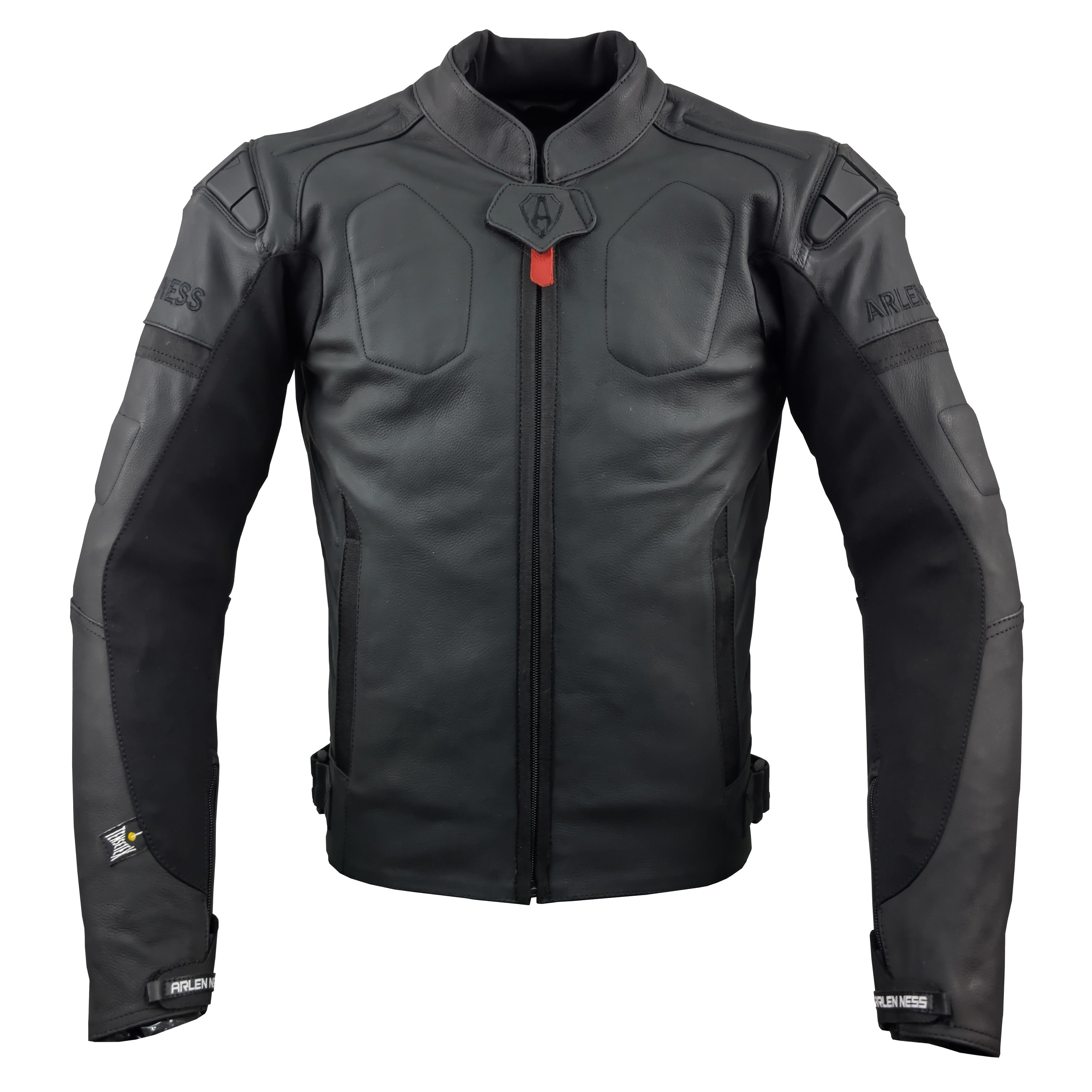 LJ-181312-AN BLACK ARLENNESS MESH LEATHER JACKET – BERIK