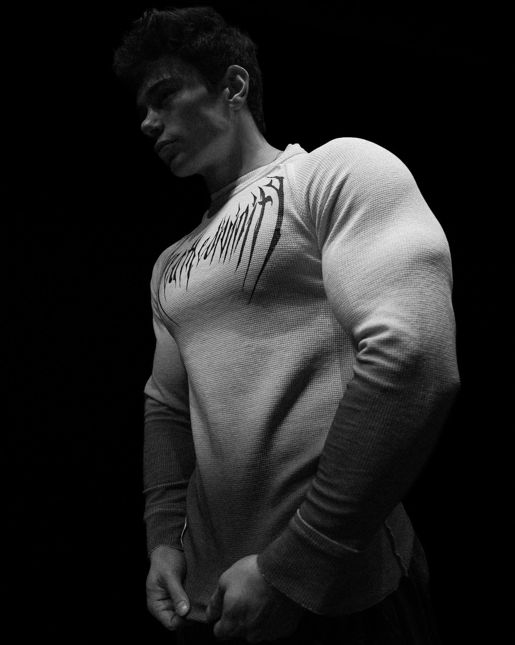 Mens Essential Thermal longsleeve T-shirt [DIVINE WHITE