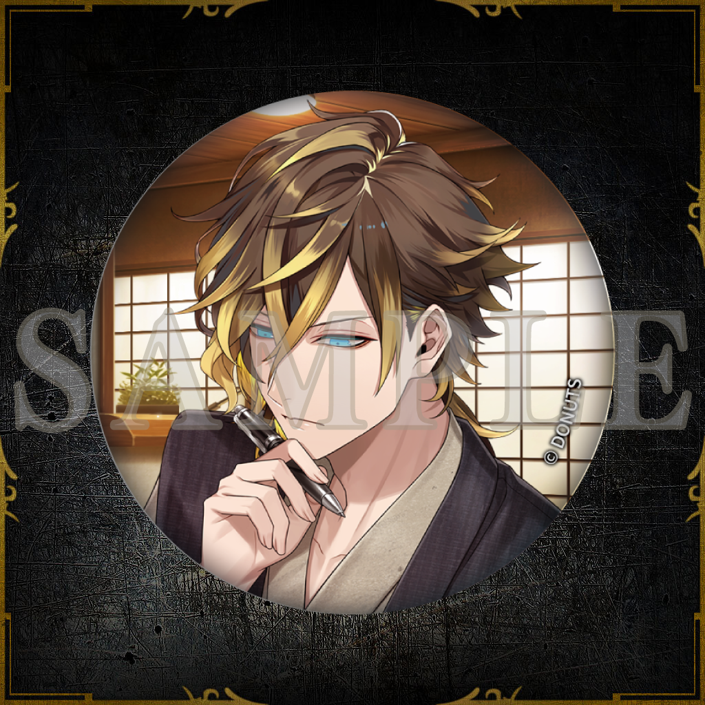 57㎜缶バッジ 温泉2022ver. – ブラックスター -Theater Starless