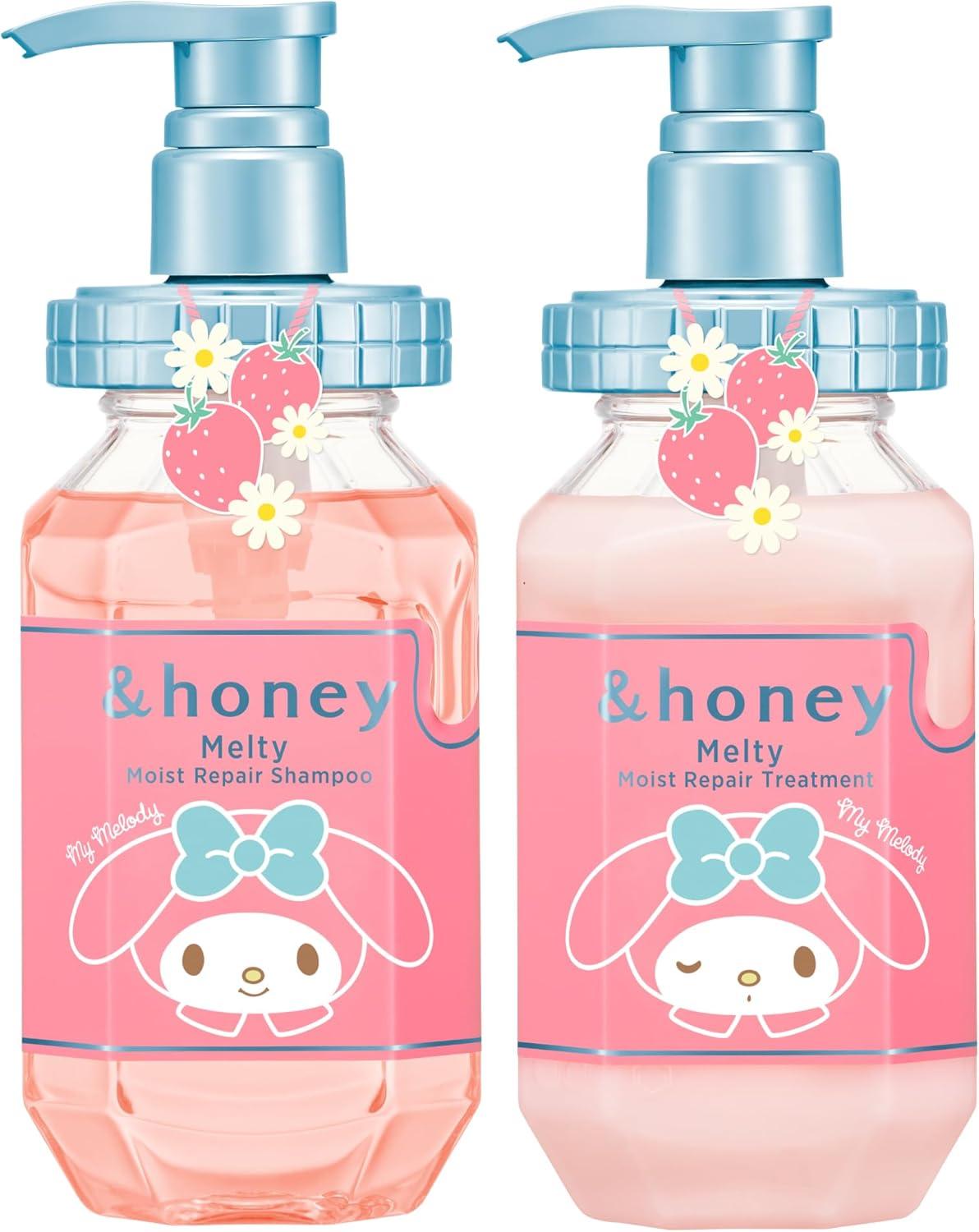 &Honey Sanrio My Melody Melty Shampoo & Hair Treatment Pair Set