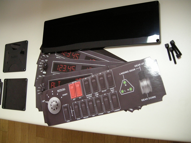 Saitek Pro Flight Simulator Cockpit Shellの組み立て。 – Saitek