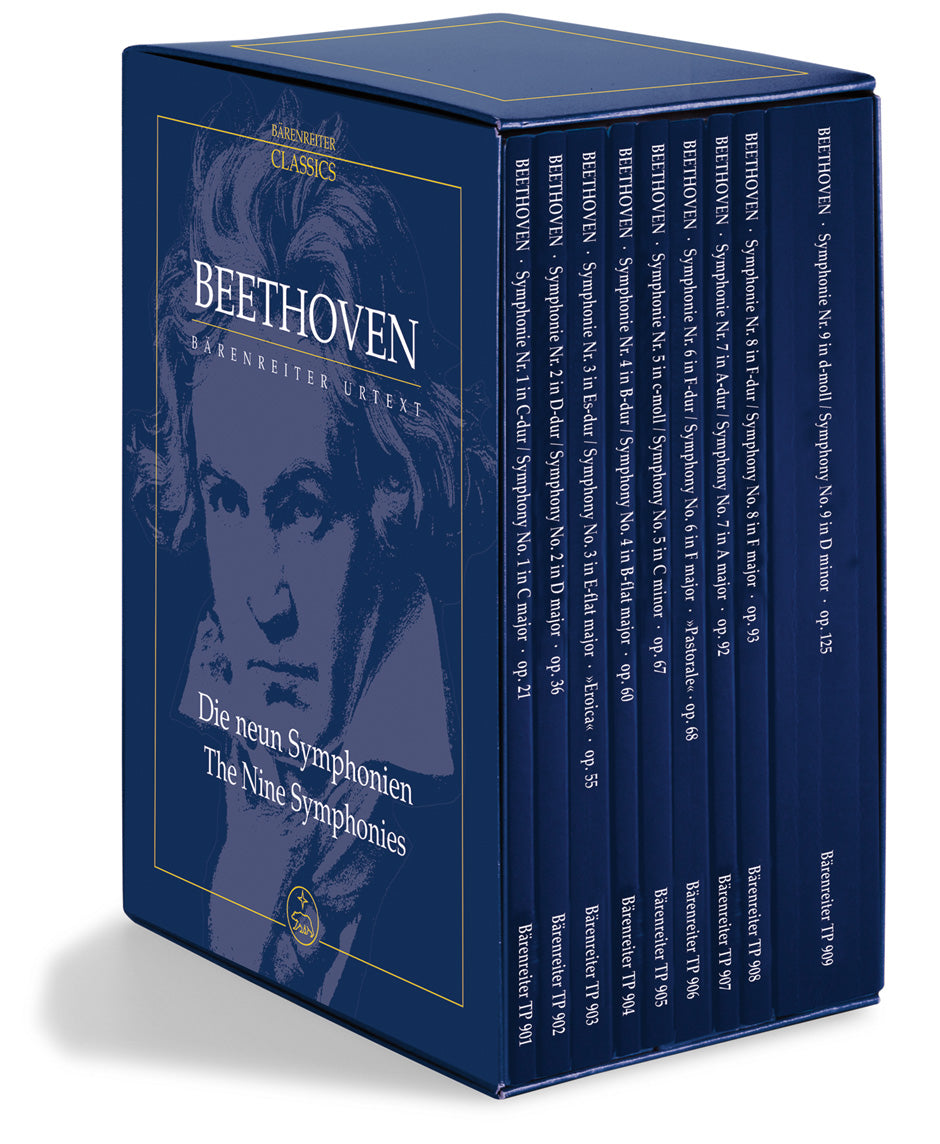 Beethoven The Nine Symphonies (9 study scores in a boxed set)