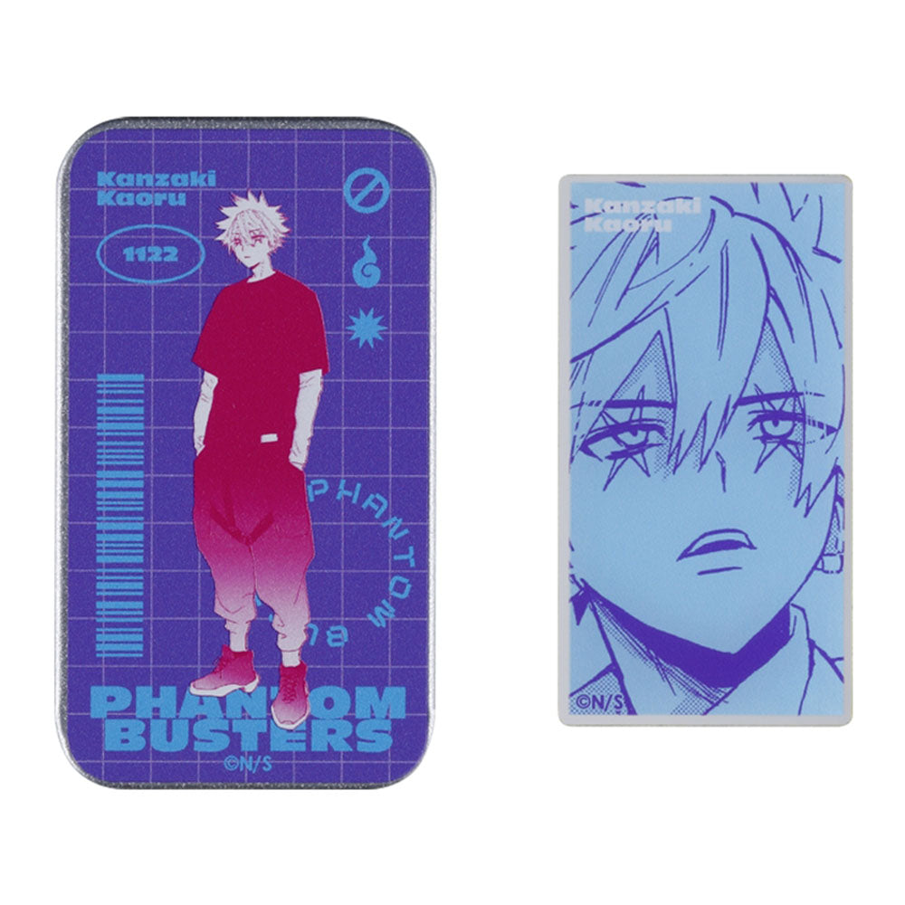 ファントムバスターズ』スライド缶入りアクリルステッカー 観崎薫