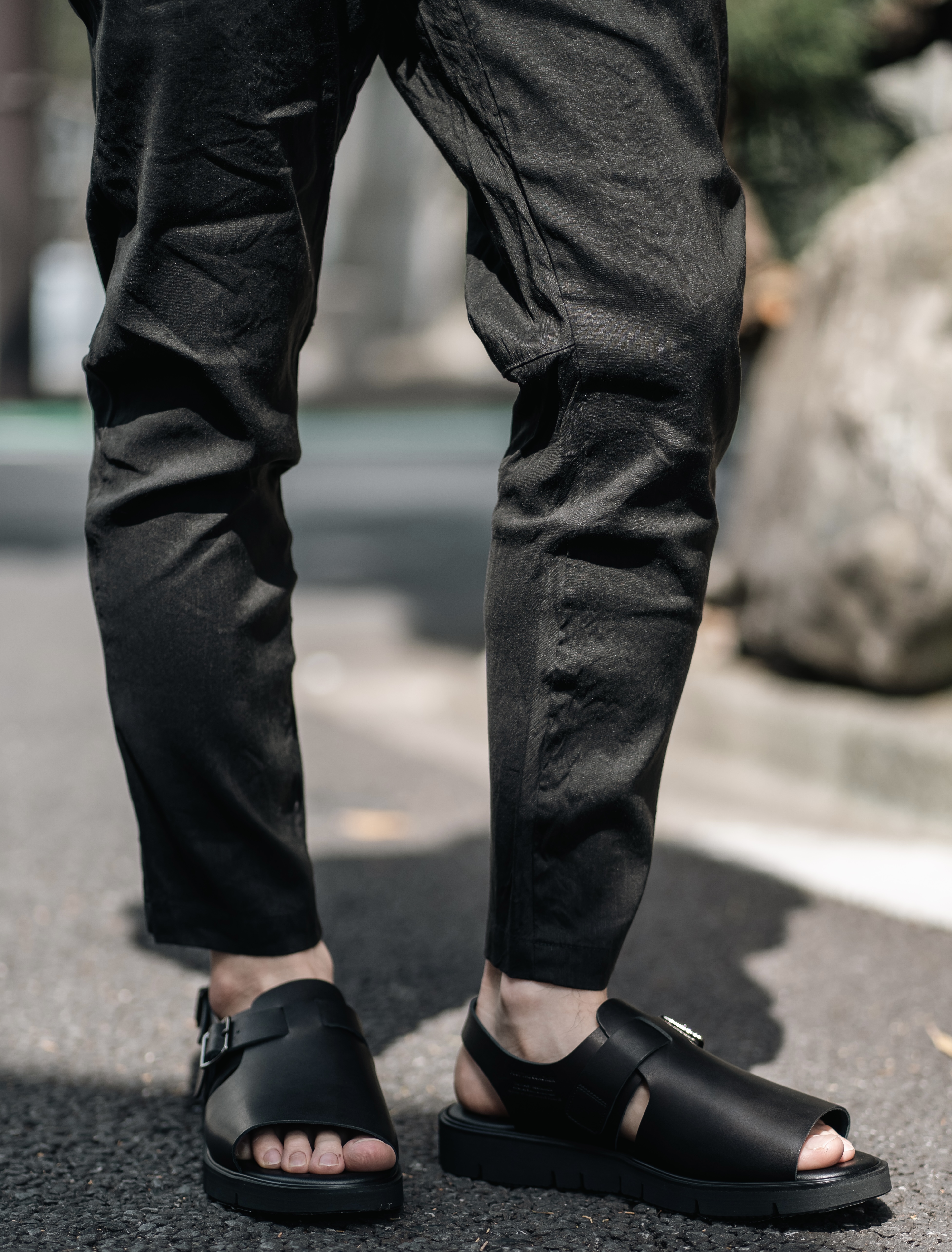 23/SS 商品》foot the coacher(フットザコーチャー)/OPEN TOE SANDL