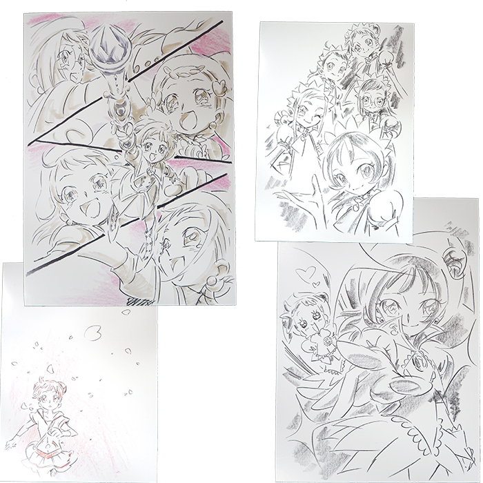 おジャ魔女どれみ 大判ポストカード4枚セット 全2種登場！！