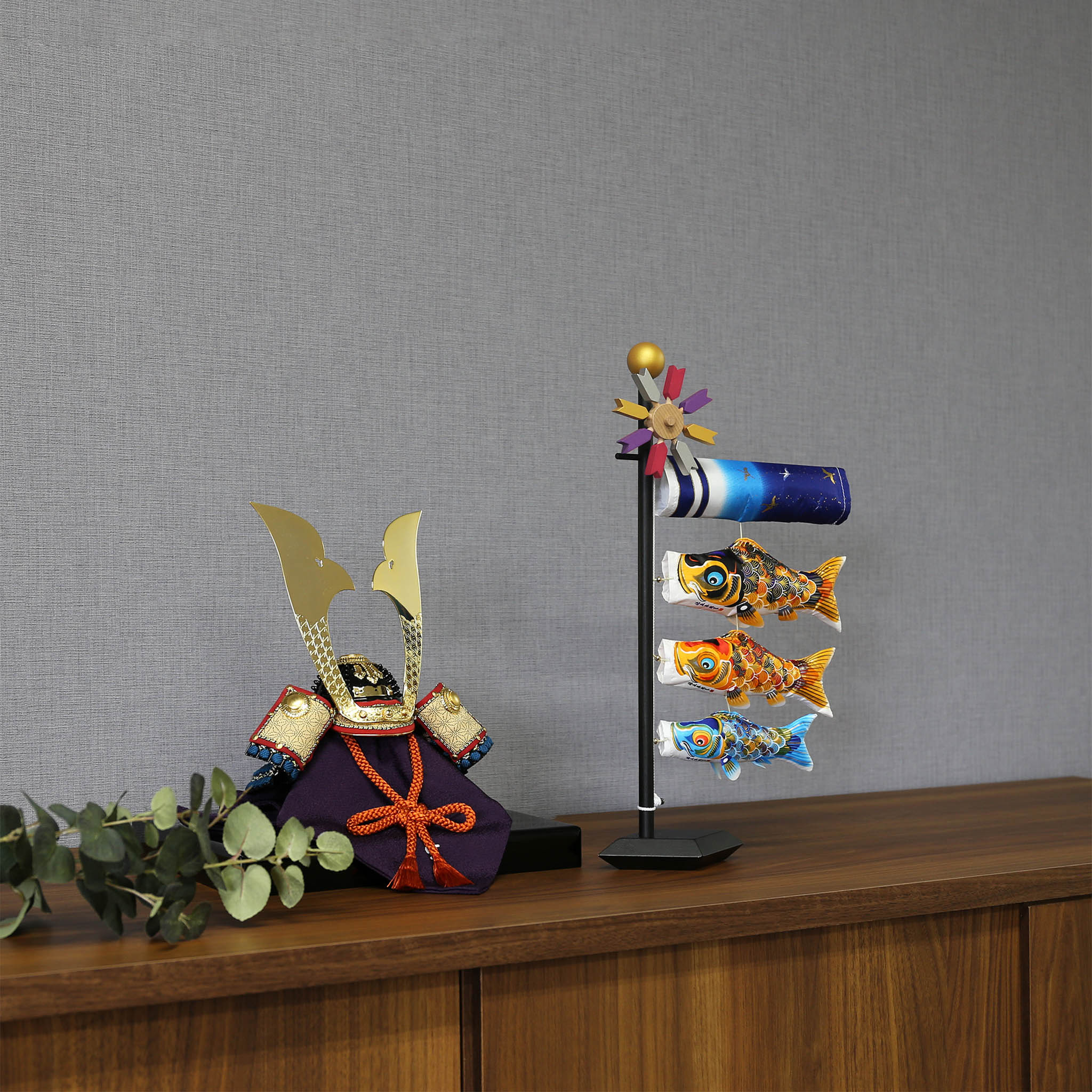 鯉のぼり | 卓上飾り | 献上手染友禅之鯉 京錦 | 徳永こいのぼり