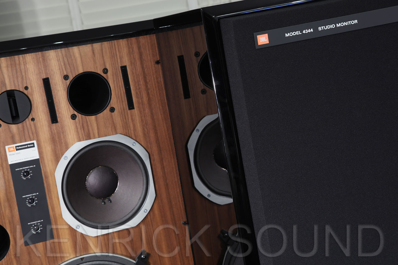 JBL 4344 ピアノブラック塗装&ウォールナットバッフル新品グリル