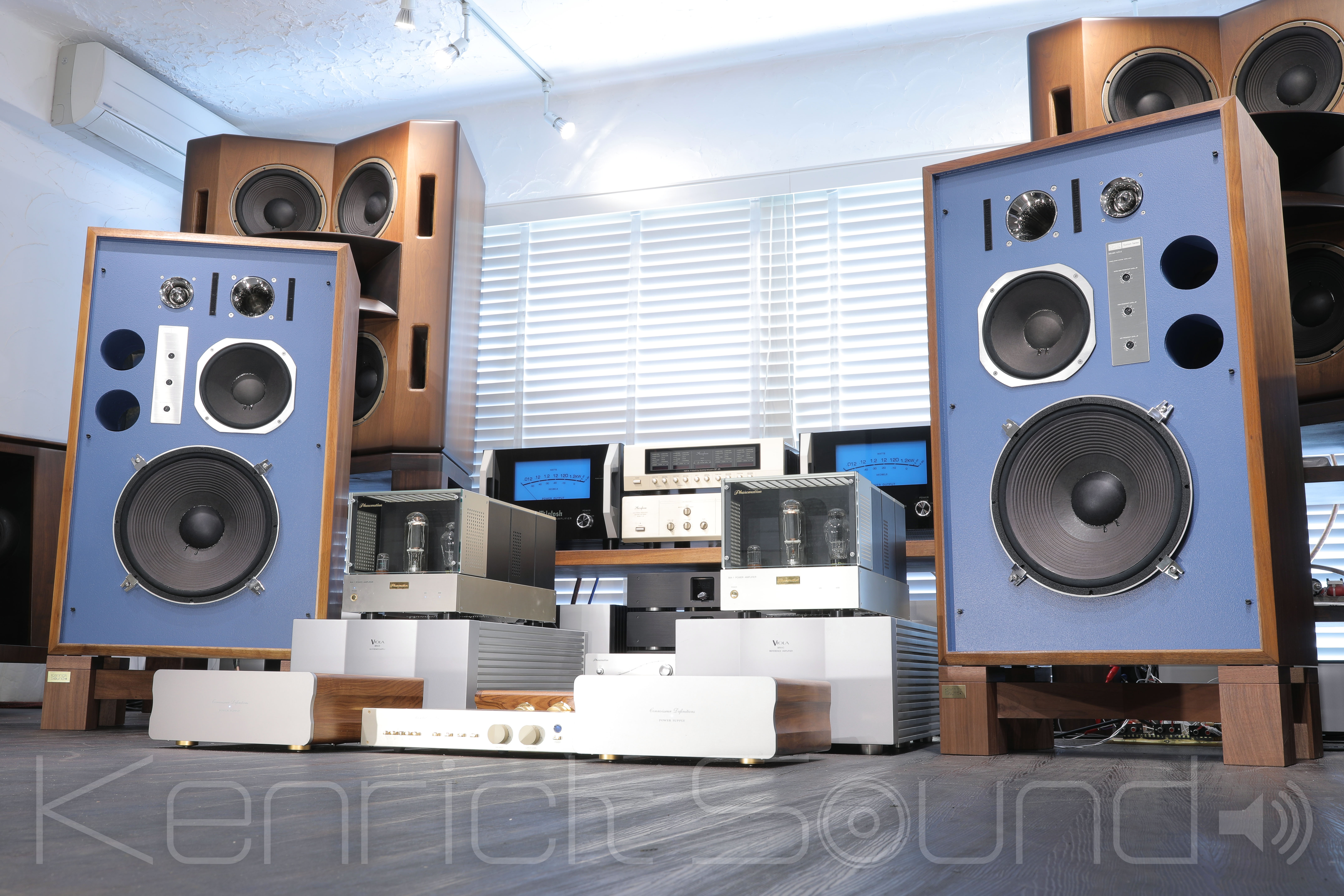 圧巻の実力 KENRICK SOUND 4344 JBLブルー&ヘアライン ファインメット